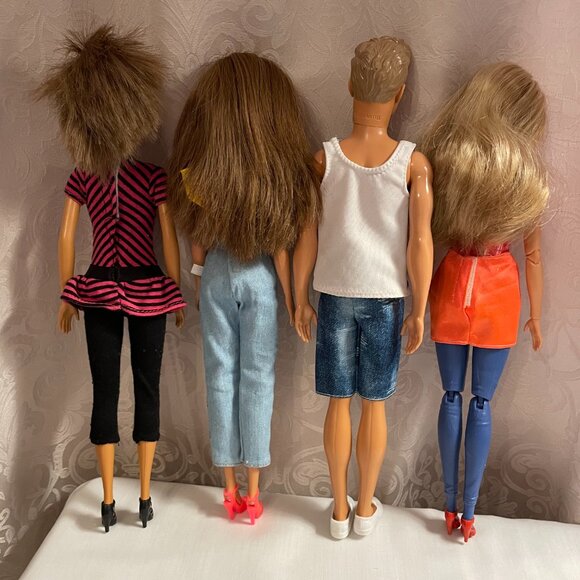 Barbie DreamHorse Articulated Doll and Fashionista Dolls - Lot of 4 - Picture 2 of 11